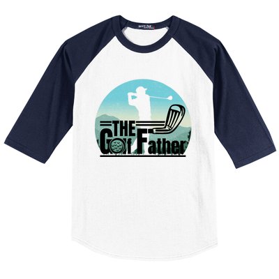 Funny Golf Graphic The Golf Father Fathers Day Golf Meaningful Gift Baseball Sleeve Shirt