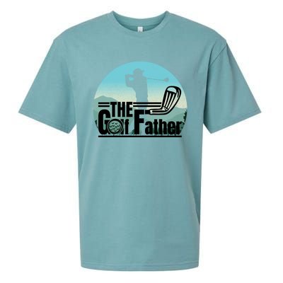 Funny Golf Graphic The Golf Father Fathers Day Golf Meaningful Gift Sueded Cloud Jersey T-Shirt