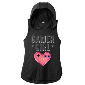 Funny Gamer Girl Gift Cute Video Games Player Women Cutens Ladies PosiCharge Tri-Blend Wicking Draft Hoodie Tank