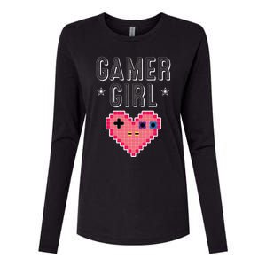 Funny Gamer Girl Gift Cute Video Games Player Women Cutens Womens Cotton Relaxed Long Sleeve T-Shirt