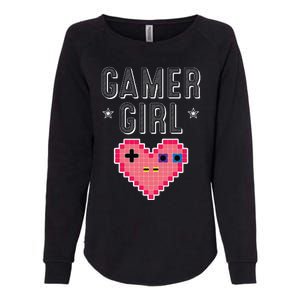 Funny Gamer Girl Gift Cute Video Games Player Women Cutens Womens California Wash Sweatshirt