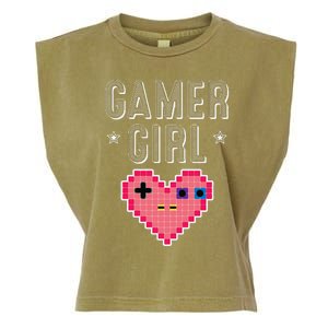 Funny Gamer Girl Gift Cute Video Games Player Women Cutens Garment-Dyed Women's Muscle Tee