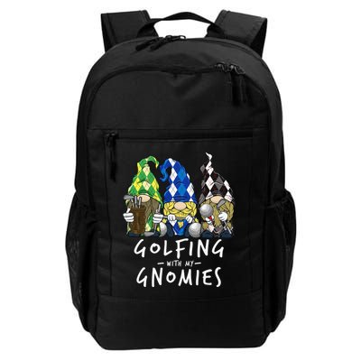 funny Golf Gnomes Golfing with My Gnomies for Golfer Backpack