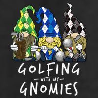 funny Golf Gnomes Golfing with My Gnomies for Golfer 11oz C Handle Ceramic Mug