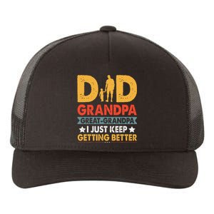 Funny Great Grandpa For Fathers Day Dad From Son Daughter Yupoong Adult 5-Panel Trucker Hat