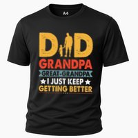 Funny Great Grandpa For Fathers Day Dad From Son Daughter Cooling Performance Crew T-Shirt
