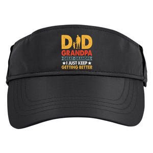 Funny Great Grandpa For Fathers Day Dad From Son Daughter Adult Drive Performance Visor