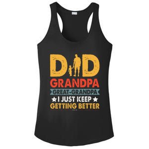 Funny Great Grandpa For Fathers Day Dad From Son Daughter Ladies PosiCharge Competitor Racerback Tank