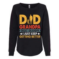 Funny Great Grandpa For Fathers Day Dad From Son Daughter Womens California Wash Sweatshirt