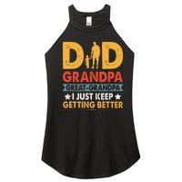 Funny Great Grandpa For Fathers Day Dad From Son Daughter Women's Perfect Tri Rocker Tank