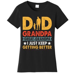 Funny Great Grandpa For Fathers Day Dad From Son Daughter Women's T-Shirt