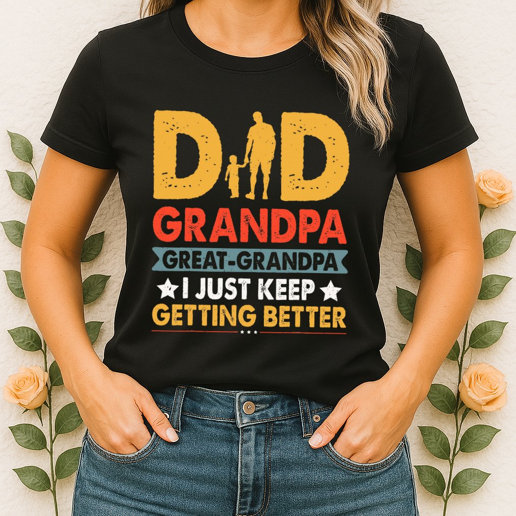 Funny Great Grandpa For Fathers Day Dad From Son Daughter Womens T-Shirt