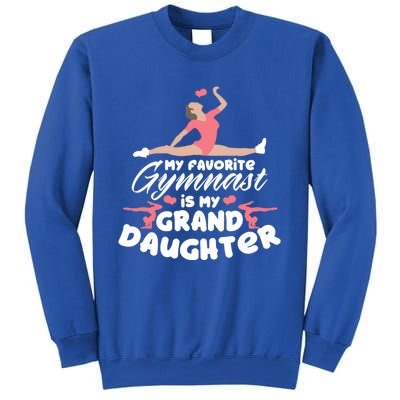 Favorite Gymnast Granddaughter Gymnastics Grandma Cute Gift Sweatshirt