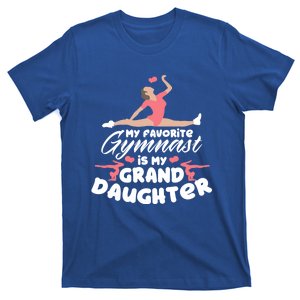 Favorite Gymnast Granddaughter Gymnastics Grandma Cute Gift T-Shirt