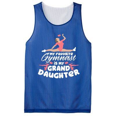 Favorite Gymnast Granddaughter Gymnastics Grandma Cute Gift Mesh Reversible Basketball Jersey Tank