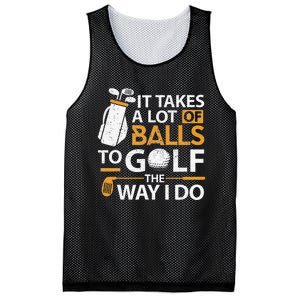 Funny Golf Golfer Golf Lover Gag Tees for Dad Mesh Reversible Basketball Jersey Tank