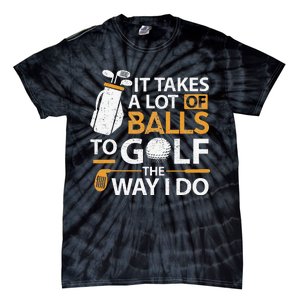 Funny Golf Golfer Golf Lover Gag Tees for Dad Tie-Dye T-Shirt