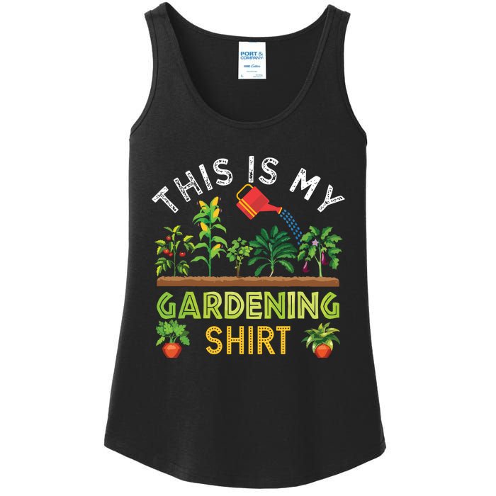 Funny Gardener Gift Plants Lover This Is My Gardening Ladies Essential Tank