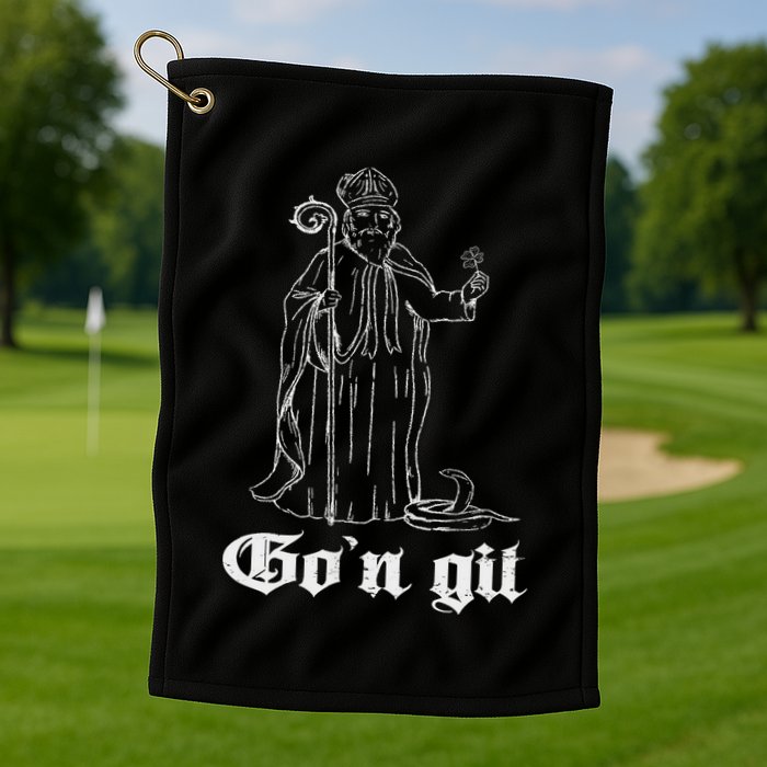 Funny GoN Git St Patrick Golf Towel