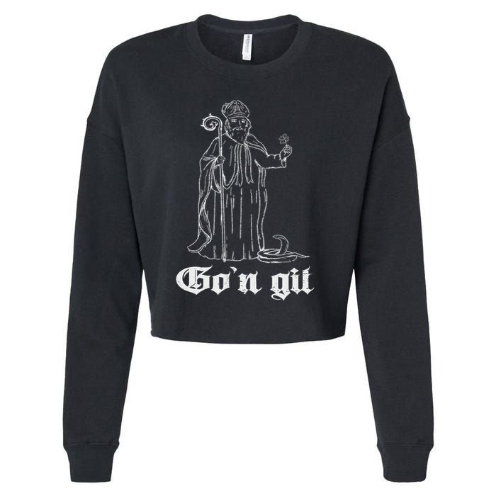 Funny GoN Git St Patrick Cropped Pullover Crew