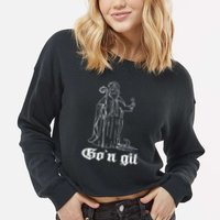 Funny GoN Git St Patrick Cropped Pullover Crew