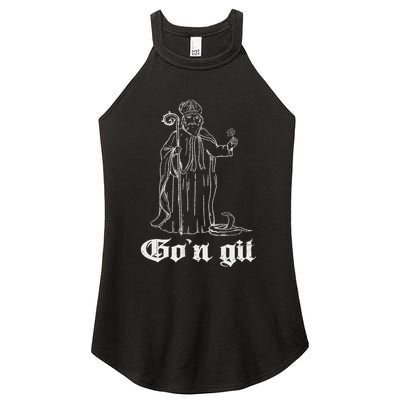 Funny GoN Git St Patrick Women's Perfect Tri Rocker Tank