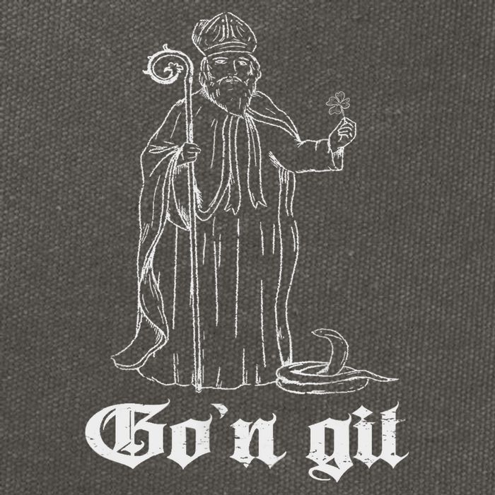 Funny GoN Git St Patrick Cotton Canvas Backpack