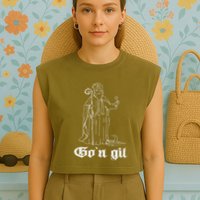Funny GoN Git St Patrick Garment-Dyed Women's Muscle Tee
