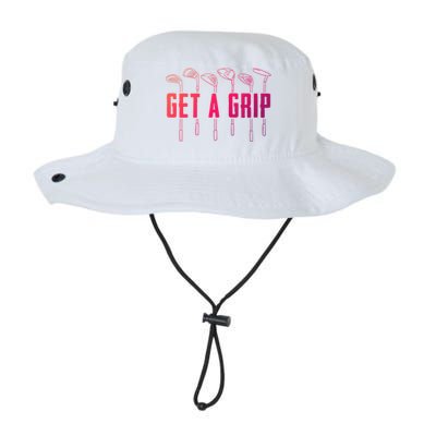 Funny Golfer Golfing Golf Get A Grip Golf Gift Legacy Cool Fit Booney Bucket Hat