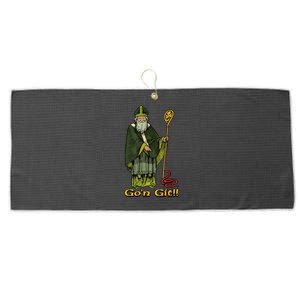 Funny GoN Git St Patrick Large Microfiber Waffle Golf Towel