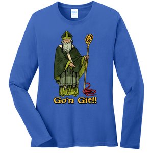 Funny GoN Git St Patrick Ladies Long Sleeve Shirt