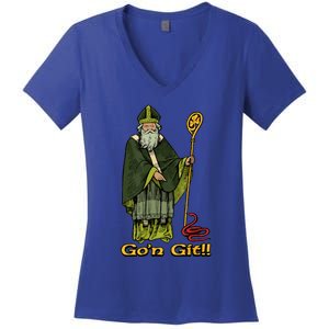 Funny GoN Git St Patrick Women's V-Neck T-Shirt