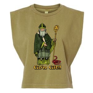 Funny GoN Git St Patrick Garment-Dyed Women's Muscle Tee