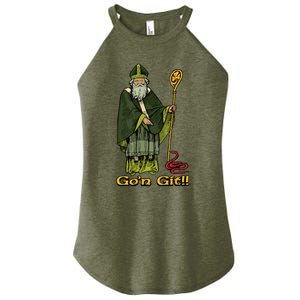 Funny GoN Git St Patrick Women's Perfect Tri Rocker Tank