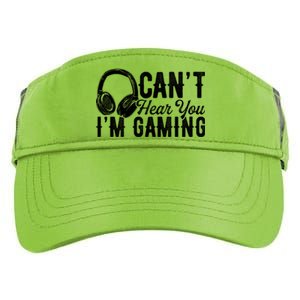 Funny Gamer Gaming Retro Headset Can't Hear You I'm Gaming Meaningful Gift Adult Drive Performance Visor