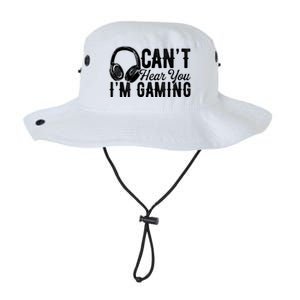 Funny Gamer Gaming Retro Headset Can't Hear You I'm Gaming Meaningful Gift Legacy Cool Fit Booney Bucket Hat