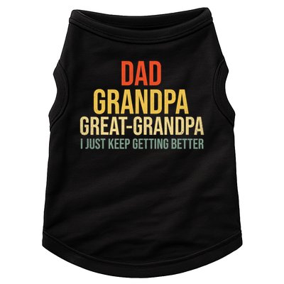 Funny Great Grandpa For Fathers Day Doggie Tank