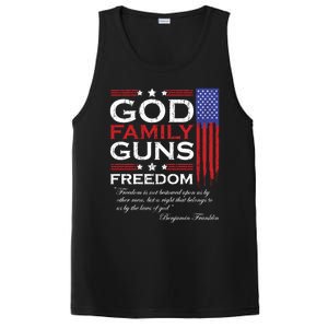 Family God Guns And Freedom Christian Maga 2020 Trump Gift PosiCharge Competitor Tank