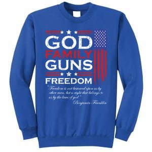 Family God Guns And Freedom Christian Maga 2020 Trump Gift Sweatshirt