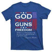 Family God Guns And Freedom Christian Maga 2020 Trump Gift T-Shirt