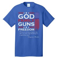 Family God Guns And Freedom Christian Maga 2020 Trump Gift Tall T-Shirt