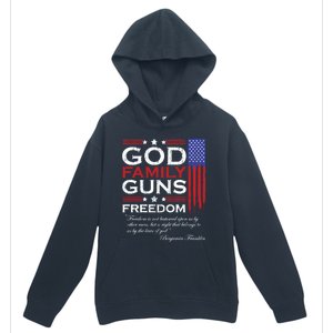 Family God Guns And Freedom Christian Maga 2020 Trump Gift Urban Pullover Hoodie