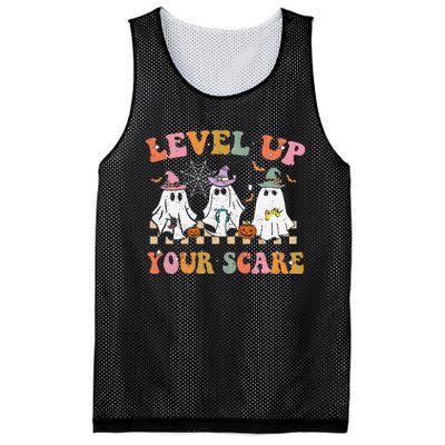 Funny Gamer Ghost For Video Game Lovers Halloween Gaming Mesh Reversible Basketball Jersey Tank