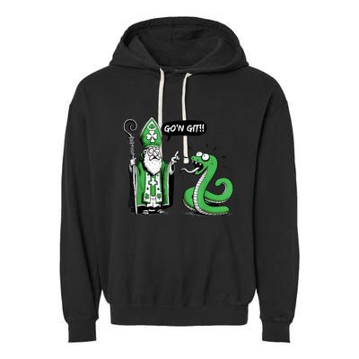Funny Gon Git Saint St Patricks Paddys Day Garment-Dyed Fleece Hoodie