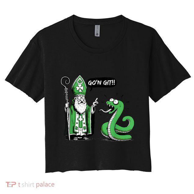 Funny Gon Git Saint St Patricks Paddys Day Crop Top