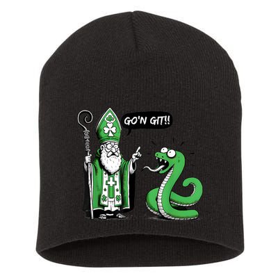 Funny Gon Git Saint St Patricks Paddys Day Short Acrylic Beanie