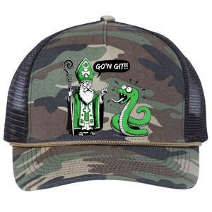 Funny Gon Git Saint St Patricks Paddys Day Retro Rope Trucker Hat Cap