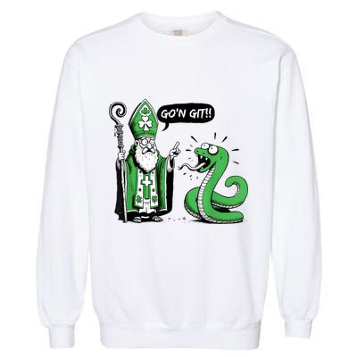 Funny Gon Git Saint St Patricks Paddys Day Garment-Dyed Sweatshirt