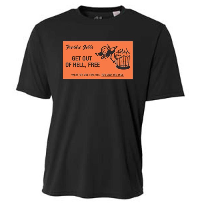 Freddie Gibbs Get Out Of Hell Free Cooling Performance Crew T-Shirt