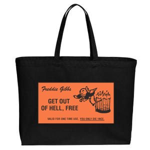 Freddie Gibbs Get Out Of Hell Free Cotton Canvas Jumbo Tote